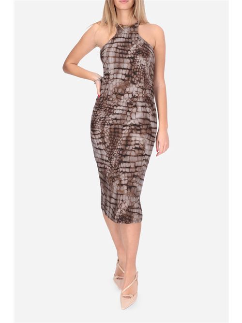 Abito midi stampa ELISABETTA FRANCHI | AB89161E2/644